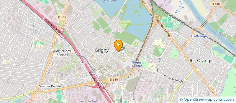 localisation de l'entreprise UNION DES CONSEILS SYNDICAUX DE LA COPROPRIETE GRIGNY2 à GRIGNY