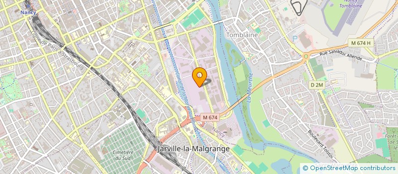 localisation de l'entreprise UNION DES COOPERATEURS DE LORRAINE à NANCY