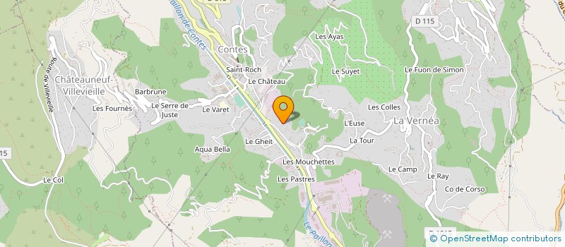 localisation de l'entreprise UNION DES COOPERATIVES DU PAYS DES PAILLONS à CONTES