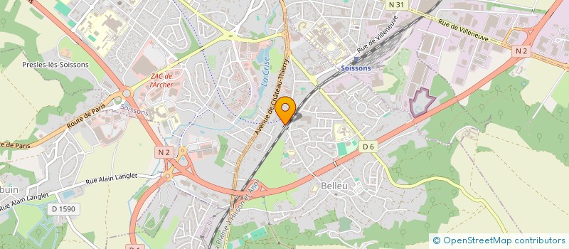 localisation de l'entreprise UNION DES COURTIERS EN PROTECTION SOCIALE à SOISSONS