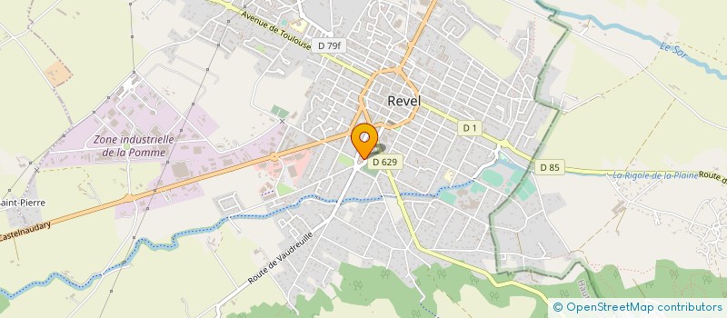 localisation de l'entreprise UNION DES CYCLOTOURISTES REVELOIS  REVEL