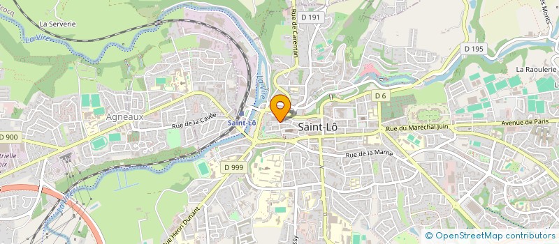 localisation de l'entreprise UNION DES DELEGUES DEPARTEMENTAUX DE L'EDUCATION NATIONALE DE LA MANCHE  SAINT-LO