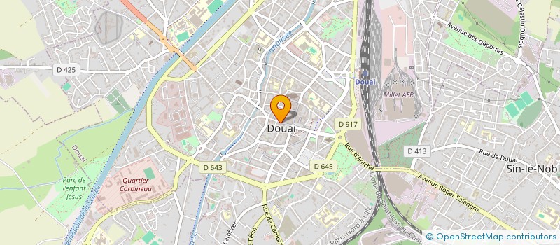 localisation de l'entreprise UNION DES DELEGUES DEPARTEMENTAUX DE L EDUCATION NATIONALE DU DOUAISIS à DOUAI