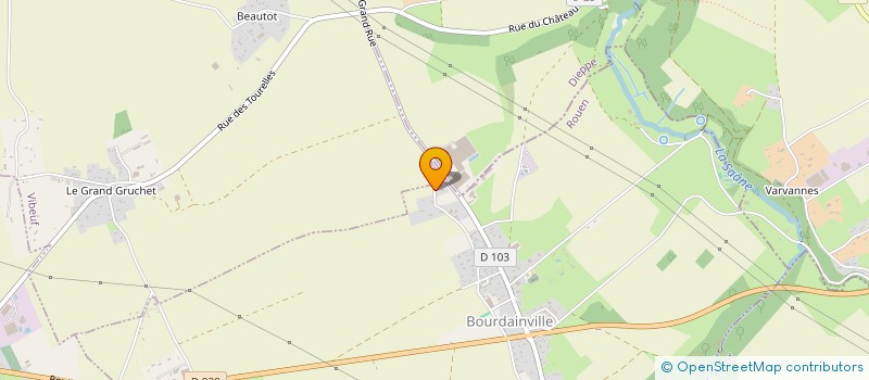 localisation de l'entreprise UNION DES DEUX L  BOURDAINVILLE