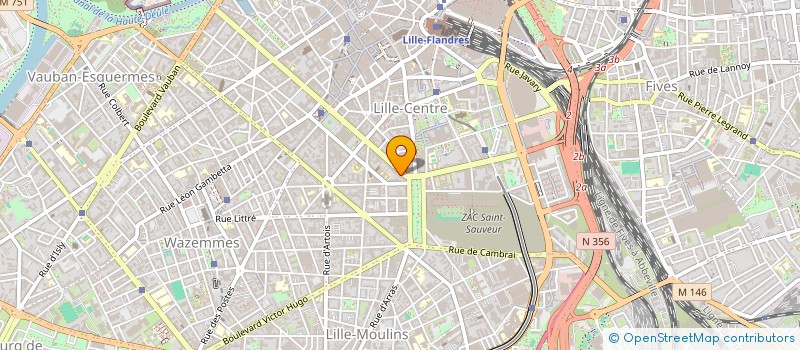 localisation de l'entreprise UNION DES ELEVEURS FLAMANDS DU NORD à LILLE