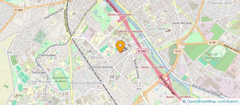 localisation de l'entreprise UNION DES ENTREPRENEURS CONTRE LA CRISE  REIMS