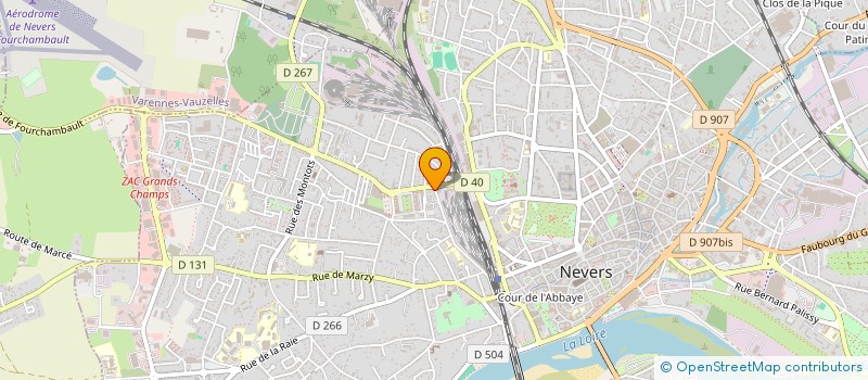 localisation de l'entreprise UNION DES ENTREPRENEURS NIVERNAIS à NEVERS