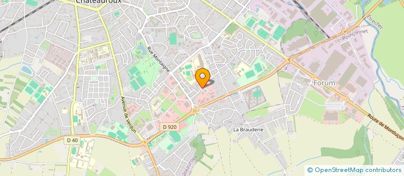 localisation de l'entreprise UNION DES ENTREPRISES DE L'INDRE à CHATEAUROUX