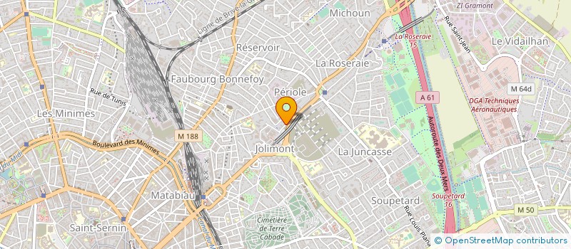 localisation de l'entreprise UNION DES ENTREPRISES DE PROXIMITE DE LA HAUTE GARONNE à TOULOUSE