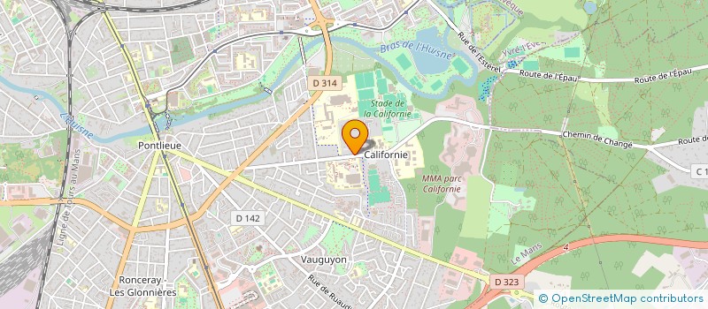 localisation de l'entreprise UNION DES ENTREPRISES DE PROXIMITE DE LA SARTHE  LE MANS