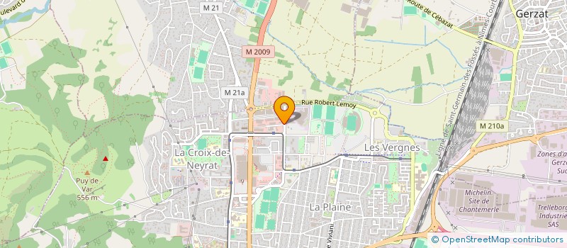 localisation de l'entreprise UNION DES ENTREPRISES DE PROXIMITE DU PUY DE DOME (U2P 63)  CLERMONT-FERRAND