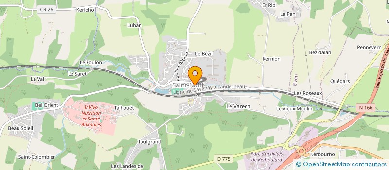 localisation de l'entreprise UNION DES ENTREPRISES DE SAINT NOLFF à SAINT-NOLFF