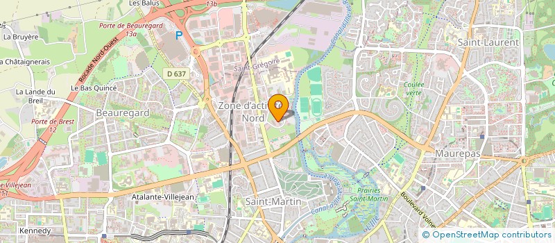 localisation de l'entreprise UNION DES ENTREPRISES - MEDEF BRETAGNE à RENNES