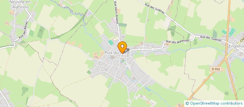 localisation de l'entreprise UNION DES ENTREPRISES PODEENNES  POIX-DU-NORD