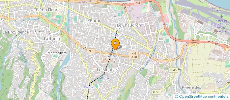 localisation de l'entreprise UNION DES ETUDIANTS ET ELEVES MAHORAIS DE LA REUNION à SAINT-DENIS