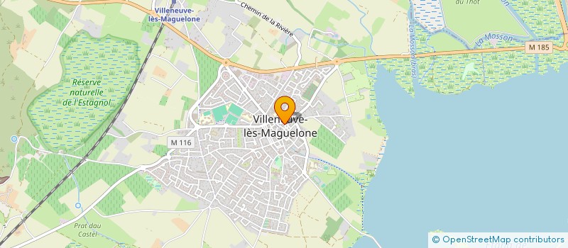 localisation de l'entreprise UNION DES ETUDIANTS GAULLISTES  VILLENEUVE-LES-MAGUELONE