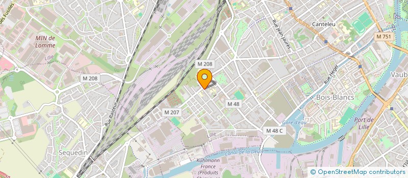 localisation de l'entreprise UNION DES ETUDIANTS JUIFS DE FRANCE SECTION LILLE à LILLE