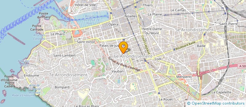 localisation de l'entreprise UNION DES ETUDIANTS JUIFS DE FRANCE - SECTION MARSEILLE à MARSEILLE