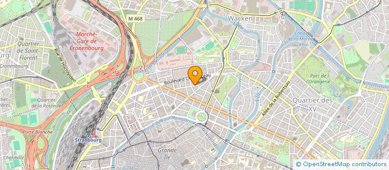 localisation de l'entreprise UNION DES ETUDIANTS JUIFS DE STRASBOURG à STRASBOURG