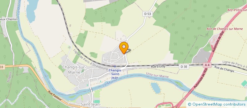 localisation de l'entreprise UNION DES ETUDIANTS REUNIONNAIS DE L'HEXAGONE (UERH)  CHANGIS-SUR-MARNE