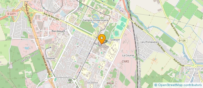 localisation de l'entreprise UNION DES ETUDIANTS VIETNAMIENS A ORLEANS à ORLEANS