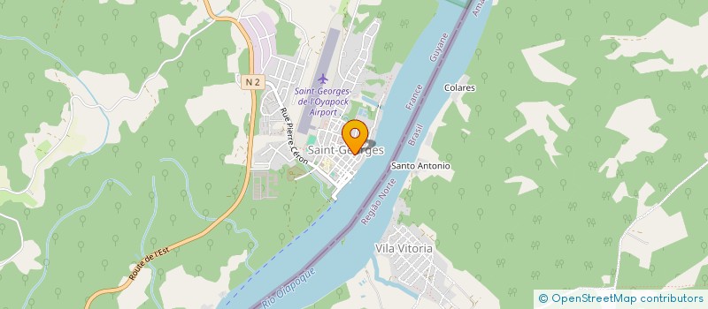 localisation de l'entreprise UNION DES FAMILLES DE L'OYAPOCK à SAINT-GEORGES