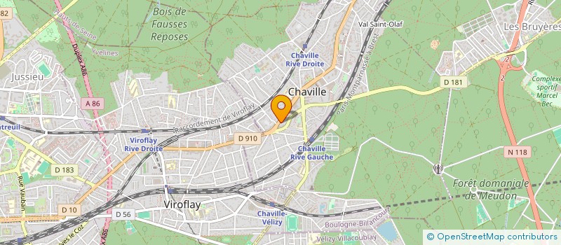 localisation de l'entreprise UNION DES FAMILLES LAIQUES CHAVILLE + à CHAVILLE