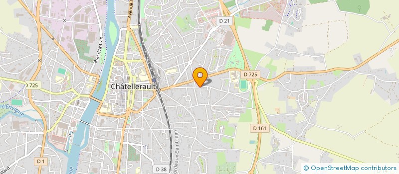 localisation de l'entreprise UNION DES FAMILLES LAIQUES DE CHATELLERAULT à CHATELLERAULT