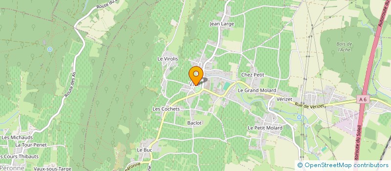 localisation de l'entreprise UNION DES FAMILLES LAIQUES DE SAONE ET LOIRE (UFAL71)  VIRE