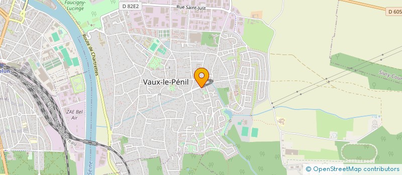 localisation de l'entreprise UNION DES FAMILLES LAIQUES DE SEINE ET MARNE à VAUX-LE-PENIL