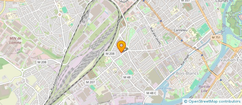 localisation de l'entreprise UNION DES FAMILLES LAIQUES - UFAL 59 à LILLE