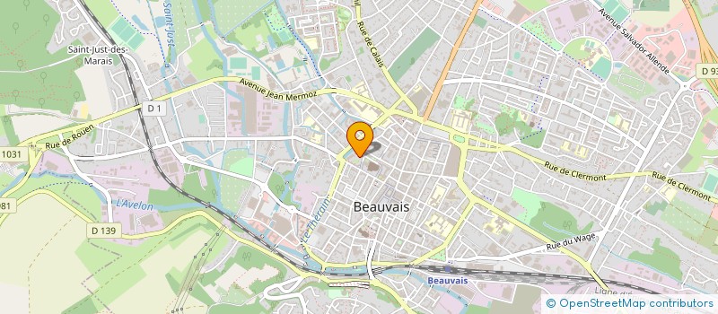 localisation de l'entreprise UNION DES FANFARES DE L OISE ET PICARDIE  BEAUVAIS