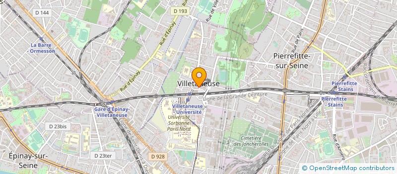 localisation de l'entreprise UNION DES FEDERATIONS DES PIONNIERS DE FRANCE à VILLETANEUSE