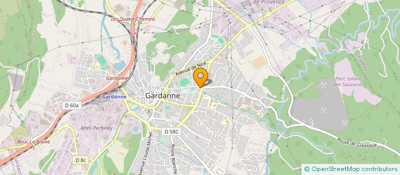 localisation de l'entreprise UNION DES FEMMES ET DES FAMILLES à GARDANNE