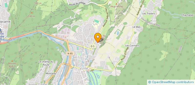 localisation de l'entreprise UNION DES FEMMES FRANCAISES  VIZILLE