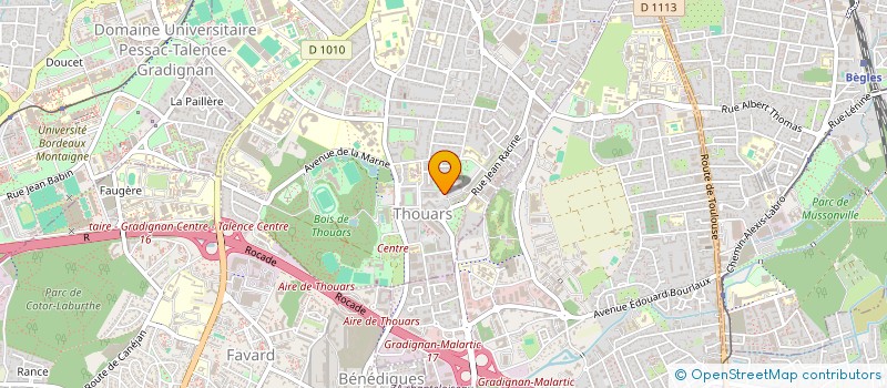 localisation de l'entreprise UNION DES FEMMES GUINEENNES  TALENCE