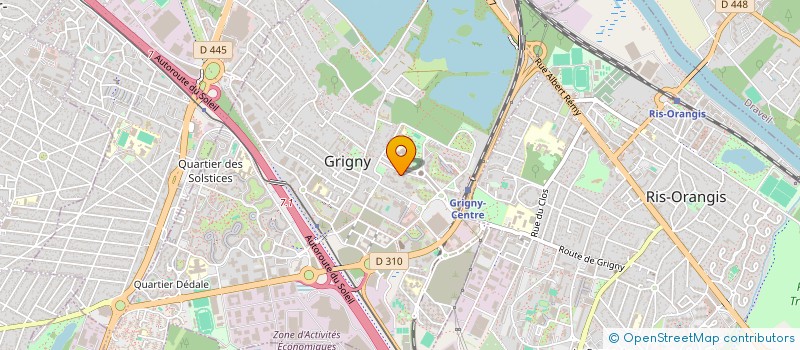 localisation de l'entreprise UNION DES FEMMES POUR L'EDUCATION DES ENFANTS à GRIGNY