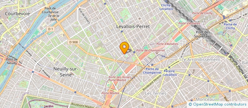 localisation de l'entreprise UNION DES FOIRES INTERNATIONAL à LEVALLOIS-PERRET