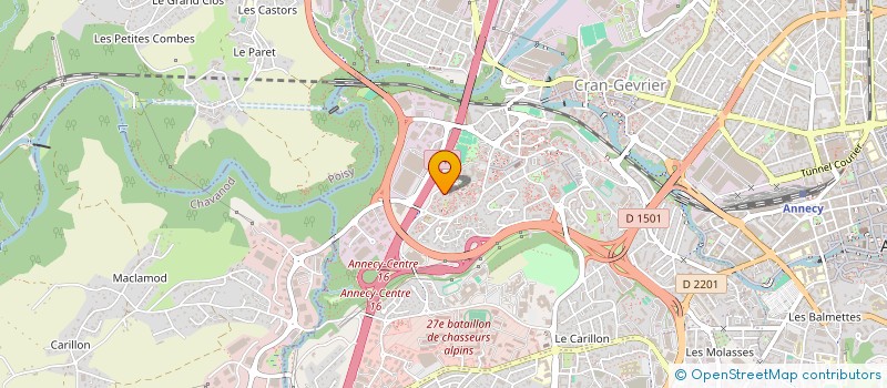 localisation de l'entreprise UNION DES FRANCAIS MAGHREBINS ET AUTRES à ANNECY