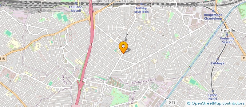 localisation de l'entreprise UNION DES FRERES DE KESSA KEKLO DE LA DIASPORA  AULNAY-SOUS-BOIS