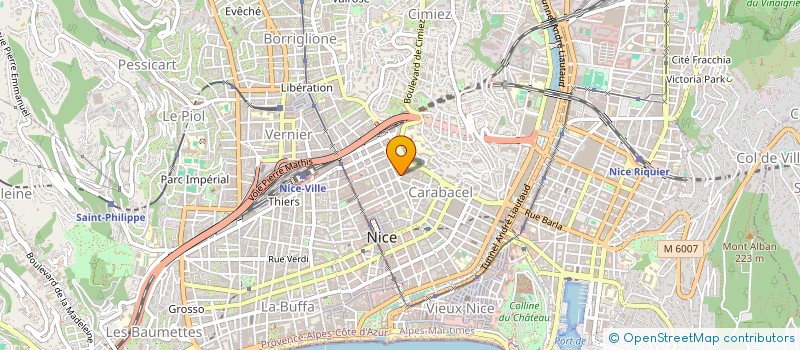 localisation de l'entreprise UNION DES GARDES TEMPORAIRES ENFANTS AM à NICE