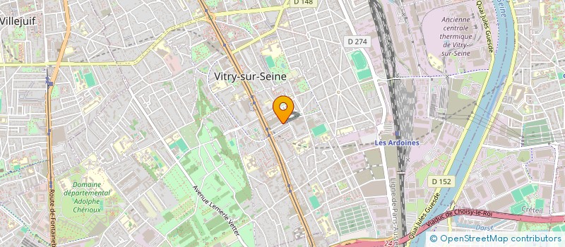 localisation de l'entreprise UNION DES GNADOMBOENIENS EN FRANCE à VITRY-SUR-SEINE