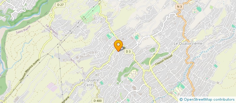 localisation de l'entreprise UNION DES GROUPES DE MUSIQUE ET DE DANSE DES ILES  LE TAMPON