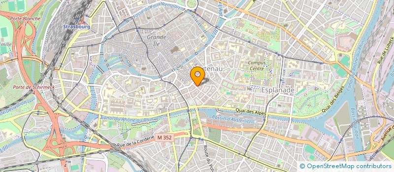 localisation de l'entreprise UNION DES GUIDES DU RHIN SUPERIEUR à STRASBOURG