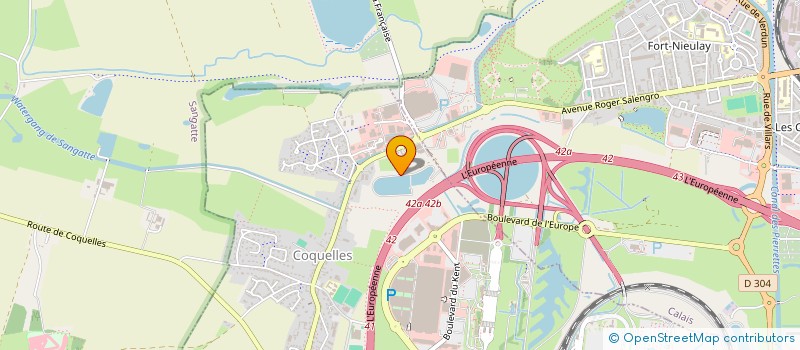 localisation de l'entreprise UNION DES INDUSTRIES ET METIERS DE LA METALLURGIE LITTORAL PAS-DE-CALAIS  COQUELLES