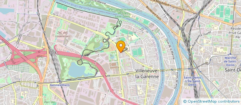localisation de l'entreprise UNION DES JEUNES DIVOLAIS EN FRANCE à VILLENEUVE-LA-GARENNE