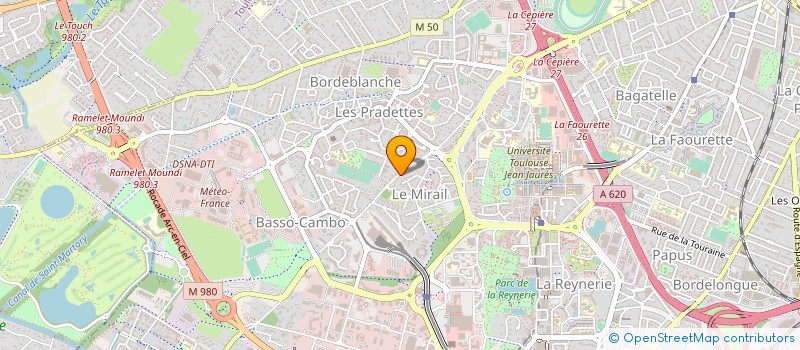 localisation de l'entreprise UNION DES JOUEURS RUGBY PROFESSIONNELS à TOULOUSE