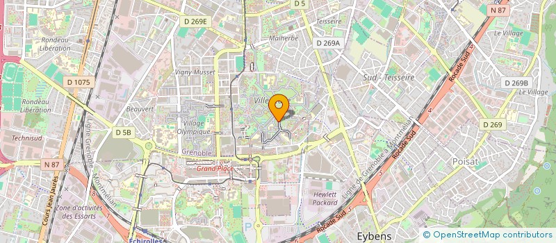 localisation de l'entreprise UNION DES LINSANKA à GRENOBLE