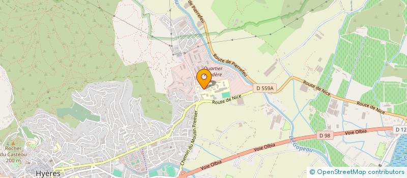 localisation de l'entreprise UNION DES LOCATAIRES SAINT GEORGES à HYERES