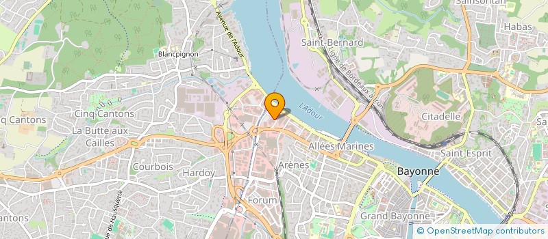 localisation de l'entreprise UNION DES LOUEURS DE MEUBLES DE TOURISME DU PAYS BASQUE à BAYONNE